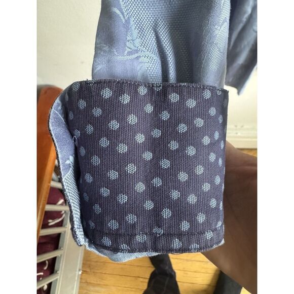 Robert Graham Shirt Mens Large Floral Paisley Long Sleeve Button Up Embroidered - Picture 12 of 12